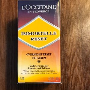 L’occitane Immortelle Overnight Eye Serum Brand New Unopened! .5oz